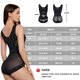 thumbnail image 5 of Sonducket Tela moldeadora transpirable para mayor comodidad y soporte Body moldeador Body Mujer Ropa interior Negro M, 5 of 6