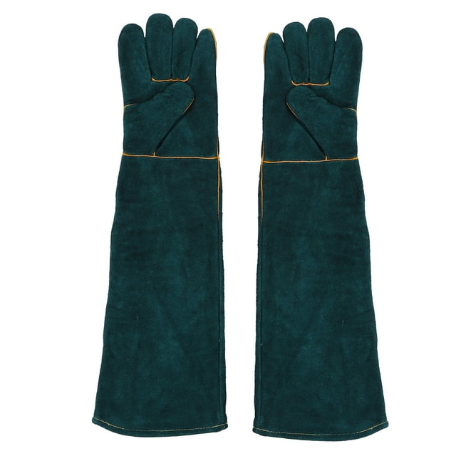 Guantes antimordeduras para manipulación de animales, guantes antiarañazos para entrenamiento de perros, para reptiles y serpientes (L)