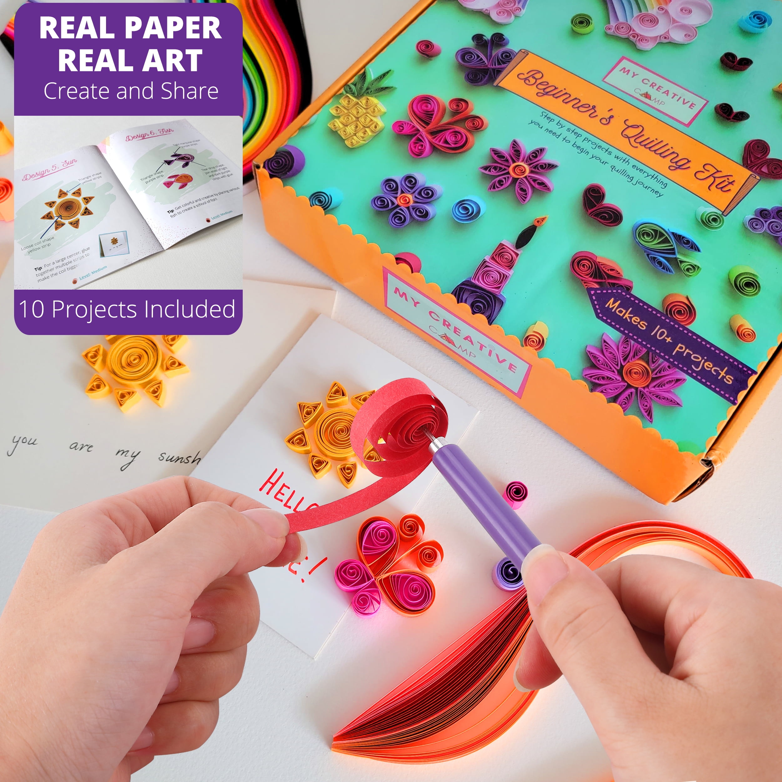5 Piece Quilling Kit With 200 Papers at Rs 189.00, Craft Kit