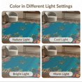 thumbnail image 7 of ODIKA 2'x3' Washable Accent Rug Nautical Theme Banded Turtle Motifs Details Ocean Entry Themed for Bedroom, Nursery, RV, Pet Friendly, Bedside Mat, 7 of 7
