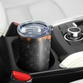 thumbnail image 5 of 20oz Insulated Tumbler, Travel Coffee Tumbler with Lid, Cup Holder Friendly Travel Coffee Mug, Stainless Steel Thermos, 20 Oz Tumbler, Reusable Insulated Coffee Mug with Lid ( Halloween Pumpkin ), 5 of 7