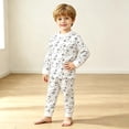 thumbnail image 6 of Asxite Toddler Fall Outfits Print Crewneck Top And Jogger Pants Casual Loose Breathable 2 Piece Set 2T, 6 of 7