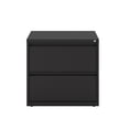 thumbnail image 2 of Hirsh Pro 30 Inch Wide 2 Drawer Metal Lateral File Cabinet for Home and Office, Holds Letter, Legal and A4 Hanging Folders, Black, 2 of 7