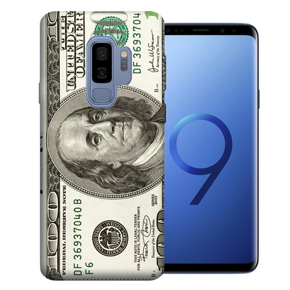 MUNDAZE For Samsung Galaxy S9 Plus Hundred Dollar Bill Design TPU Gel Phone Case Cover