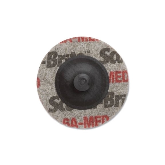 Scotch-Brite Unitized Wheel, 3 in Dia, 1/4 in W 61500099223