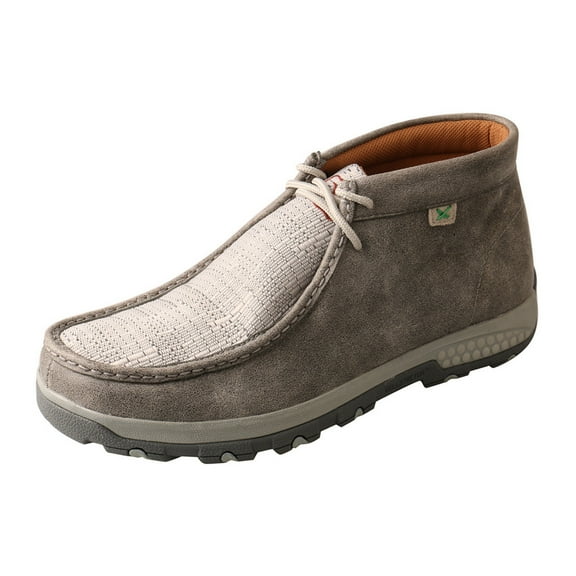Men's Twisted X MXC0005 CellStretch Chukka Boot Grey/Light Grey Leather/Fabric 11 W