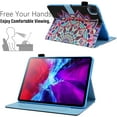 thumbnail image 4 of Dteck Case for iPad Pro 11-in. (M4) 2024 Release,Magnetic Leather Pattern Card Slots Wallet Smart Case Shockrpoof Rubber Kickstand Cover for iPad Pro 11" 2024,National Mandala, 4 of 8