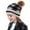 White, variant on Babysbule Hats for Women Winter Womens Winter Knitted Beanie Hat Faux-Fur Pom Fleece Lined Warm Beanie
