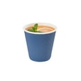 thumbnail image 3 of Restpresso 8 oz Midnight Blue Paper Coffee Cup - Ripple Wall - 3 1/2" x 3 1/2" x 3 1/4" - 500 count box, 3 of 11