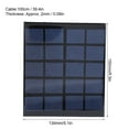 thumbnail image 2 of Neyseki 2pcs DC5V 500mA Solar Panel Cell Power Module Polycrystalline Silicon Solar Panel with 100cm Cable, 2 of 7