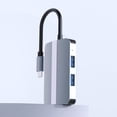 thumbnail image 2 of Hub USB C TFixol Gris, 2 of 8