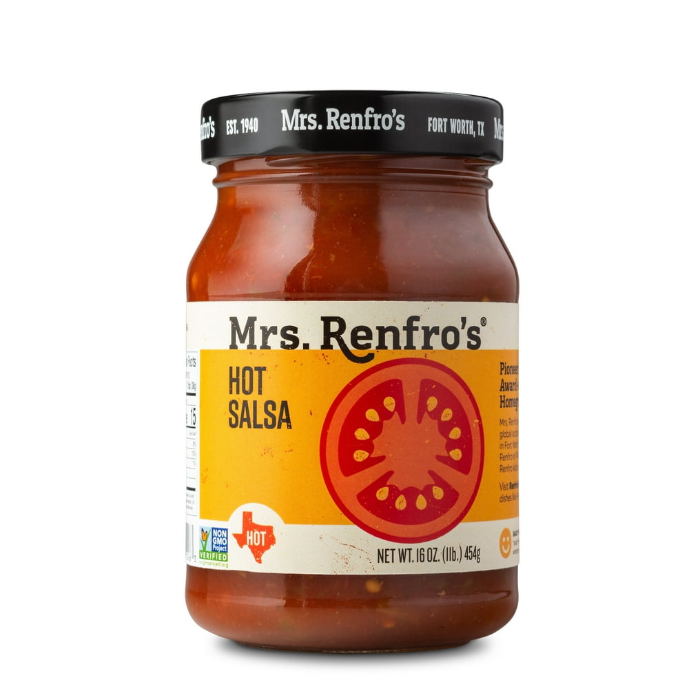Mrs. Renfro's Salsa, Hot, 16 Oz