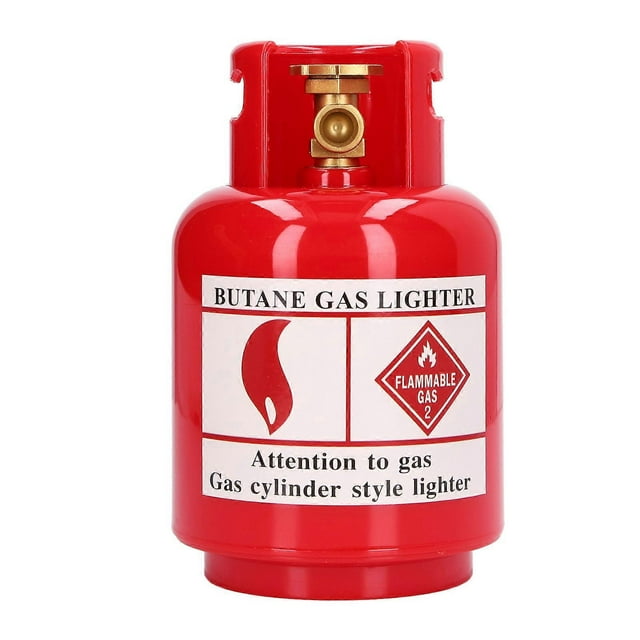 Simulation de réservoir de carburant en forme de tirelire, décoration pour enfant, artisanat en plastique, ornement de bureau, cadeau, rouge