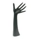thumbnail image 2 of Organizador de joyas de mano de maniquí, soporte de resina para collares, soporte minimalista Negro, 2 of 9