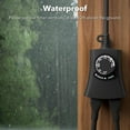 thumbnail image 4 of HBN Outdoor Light Timer Waterproof, Weatherproof Photocell Dusk to Dawn Light Sensor Timer 2/4/6/8 Countdown Timer, 2 Grounded Outlet for Christmas Lights，Hallowen Deceration，1875W 15A 1/2HP, 4 of 8