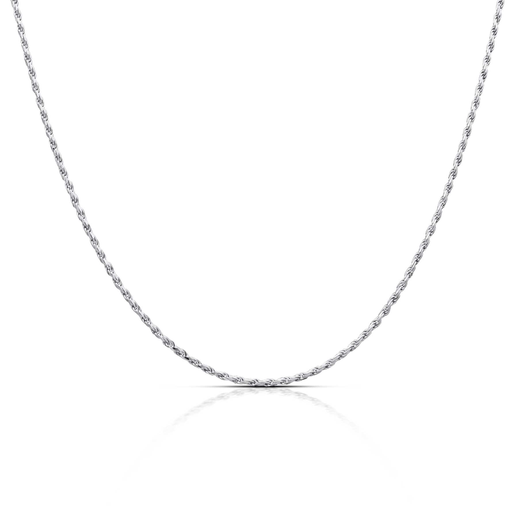 Italian Quality Chain 925 Sterling Silver Chain Anti Tarnish Diamond-Cut Bead Chain Necklaces for Women or Men and Bracelets for Women or Mens Bracelet 