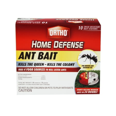 Ortho Home Defense Indoor/Outdoor Metal Ant Bait Stations - 10 Traps