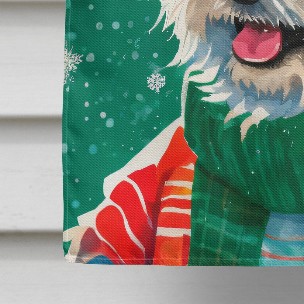 Caroline's Treasures DAC3683CHF Westie Christmas House Flag Large Porch Sleeve Pole Decorative Outside Yard Banner Artwork Wall Hanging, Polyester, House Size, Multicolor