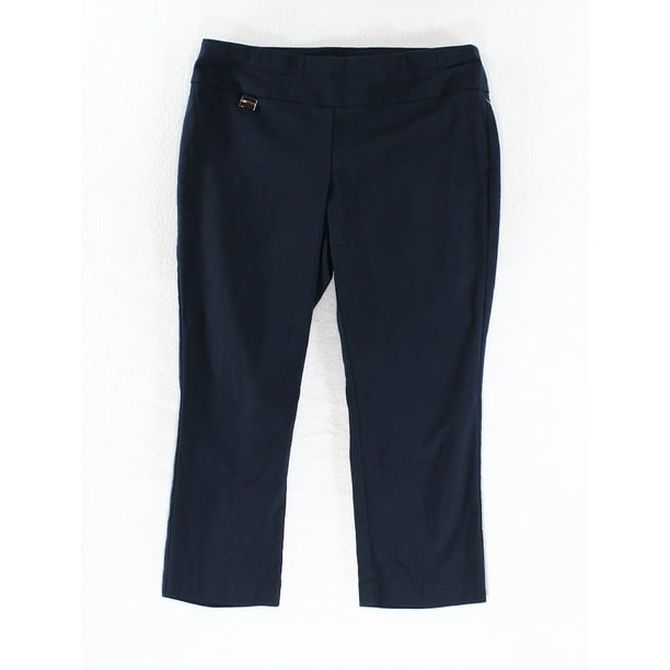 navy blue capris for women