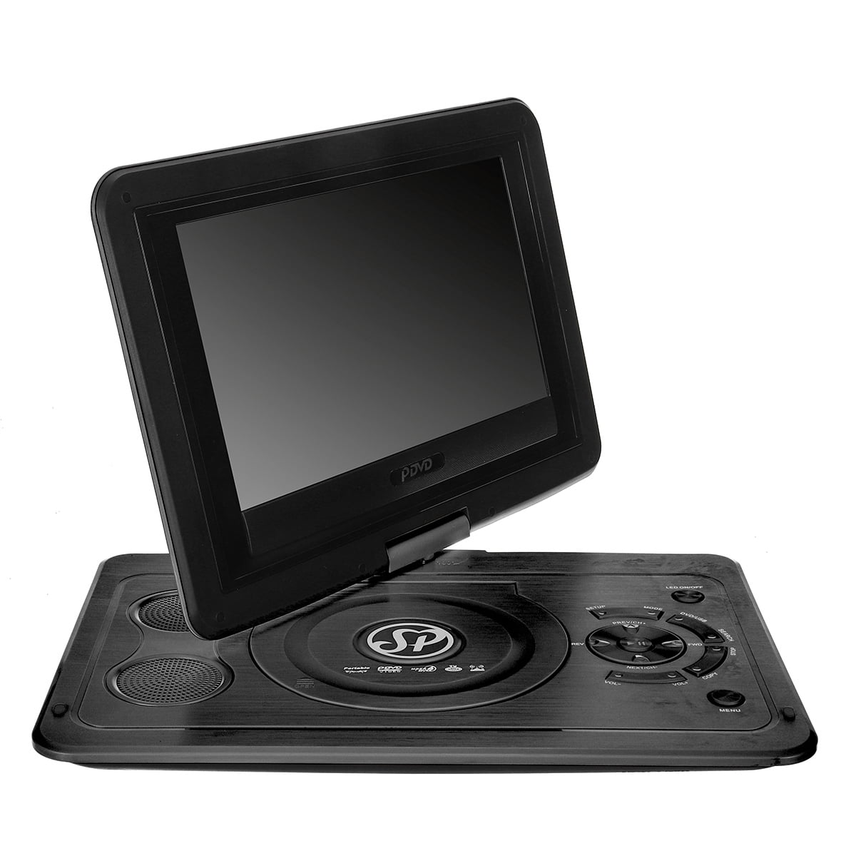 13.9" HD TV Portable DVD Player 270° Rotating Screen Media Player For