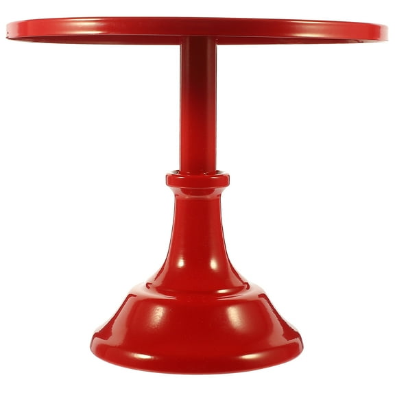Tineasur Red Desktop Fruit Stand and Cake Display Tray for Home Party and Buffet
