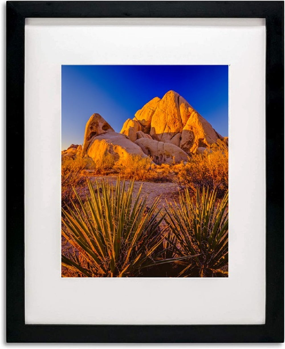 Picture Frame MDF Black Frame 16x20" Wall Mount Display, Pack of 2