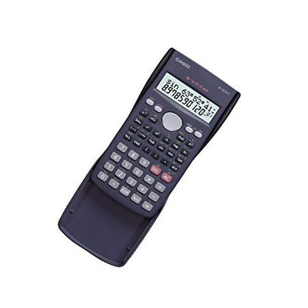compromiso Autocomplacencia Cantidad de casio #fx-82ms 2-line display scientific calculator - Walmart.com