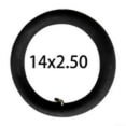 thumbnail image 3 of Thickened Electric Bike Inner Tube 2.50-10 with Bent Valve Stem, 3 of 5