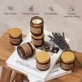 thumbnail image 4 of Set de regalo de velas aromáticas M&SENSE de Candles, paquete de 6, tarro ámbar, 4 of 7