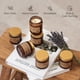 thumbnail image 4 of Set de regalo de velas aromáticas M&SENSE de Candles, paquete de 6, tarro ámbar, 4 of 7