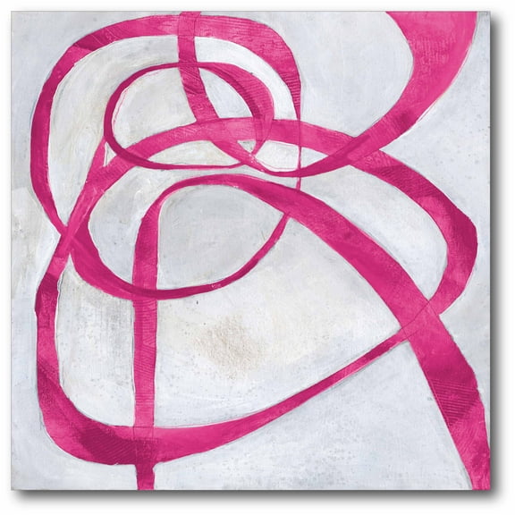 Abstract Magenta Gallery-Wrapped Canvas Wall Art, 16x16
