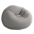 thumbnail image 1 of Intex 68579EP Chaise Longue Gonflable Sans Haricots 42 x 41 x 27 Pouces, Gris, 1 of 6