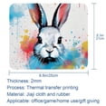 thumbnail image 5 of FeBohao Funny Mouse Pad Mat for Desktop Jiaji Cloth Washable Non Scratch Soft Custom Thin Pretty Home Use Accessory Adults Chic Aesthetic Vintage Must Girl Boy Size Rabbits, 5 of 6