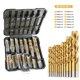 thumbnail image 2 of 99pcs/Set HSS-Drill Bits 1.0-10MM Versatile Twist-Drill Bit Set Straight Shank High-Speed Steel Drill Bits Set, 2 of 5