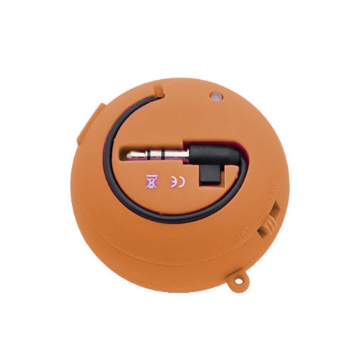 Wired Portable Loud Speaker Orange Multimedia Audio System Rechargeable Compatible With iPad 9.7 3 2 X1V - image 2 of 4