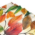 thumbnail image 3 of Yayeee Shower Curtain with Hooks 72"x72" Waterproof Fabric Bathroom Hanging Decor, Beige Leaves, 3 of 5