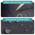 thumbnail image 7 of Qelus Outdoor Thermal Curtains for Winter, 52" x 96" Thick Heavy Window Insulation for Winter Waterproof Curtains for Snow Rain Weather, Gray, 1 Panel, 7 of 7