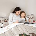 thumbnail image 5 of Feelyou Rustic Wooden Cabin Twin Comforter Sets, Christmas Snowman Bedding Set, 2 Pieces, 5 of 8