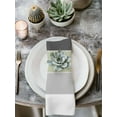 thumbnail image 3 of nqOlkjepod Grey Green Striped Cloth Napkins Set of 6 Reusable Dinner Napkins, Farmhouse Modern Cocktail Napkin Washable Table Napkins for Wedding/Holiday Party/Baby Shower 20"x20", 3 of 8