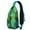 Blue-green-18, variant on Crossbody Sling Backpack for Women Men Colorful Painting Turtles Shoulder Sling Crossbody Casual Chest Bag for Travel Sports Running Hiking