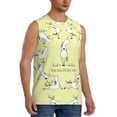 thumbnail image 2 of Disketp Unicorn Sun Salutataion Yoga Sleeveless Tshirts For Men, Muscle Shirts For Men Dry Fit Tank Top-Large, 2 of 8