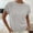 Gray, variant on Womens Short Sleeve Sweater Trendy Floral Pullover Sweaters Summer Casual Crewneck Lightweight Knit Tops