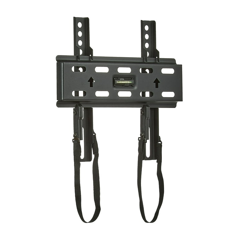 onn. Fixed TV Wall Mount for 19" to 42" TVs, Holds TVs up to 35 lbs, Black