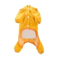 thumbnail image 2 of Chubasquero para perros con capucha-impermeable Chaqueta ligera de Poncho de lluvia para perros medianos grandes-fácil de llevar - Amarillo XL Sunnimix impermeables para cachorros, 2 of 8