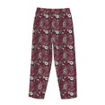 thumbnail image 5 of Goofa Daisies Flowers Printed Soft Pajama Pants for Women, Wide Leg Comfy Casual Lounge Yoga Pants-, 5 of 9