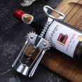 thumbnail image 1 of Sacacorchos de ala para abridor de botellas de vino blanco, lindo sacacorchos de ala de acero inoxidable, para regalo de barra de cocina, 1 of 4