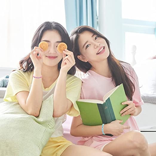 Lot De 2 Bracelets Tressés De Couleur Assortie | Bracelets D'amitié Et De Couple Tricotés Personnalisés | Cadeau Pour Petit Ami / Petite Amie / Bestie - France