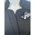 thumbnail image 3 of Wrapables Acrylic Fashion Brooch Pin for Sweaters, Coats, Scarves, and Bags, Cosmo Black Hat, 3 of 5