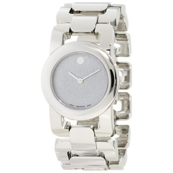 Movado Luma Series Ladies Stainless Steel Swiss Quartz Watch 0606543