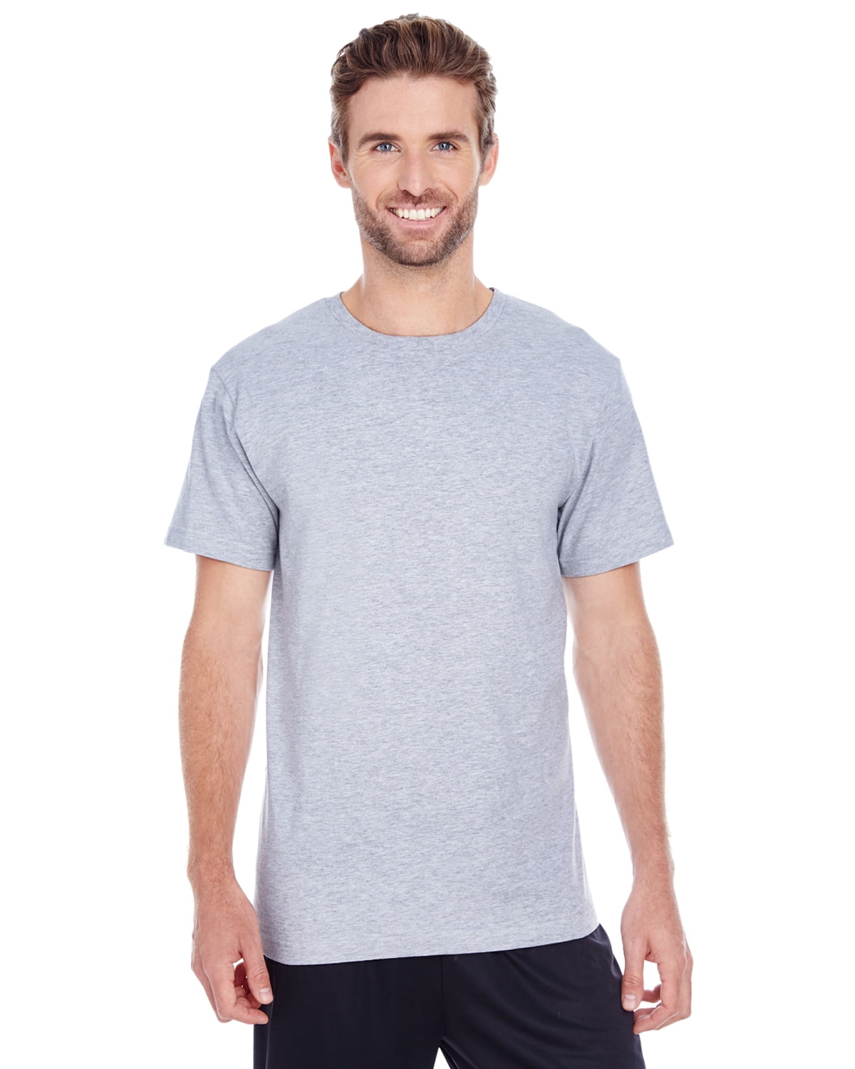 LAT Apparel - The LAT Men's Premium Jersey T-Shirt - HEATHER - M ...
